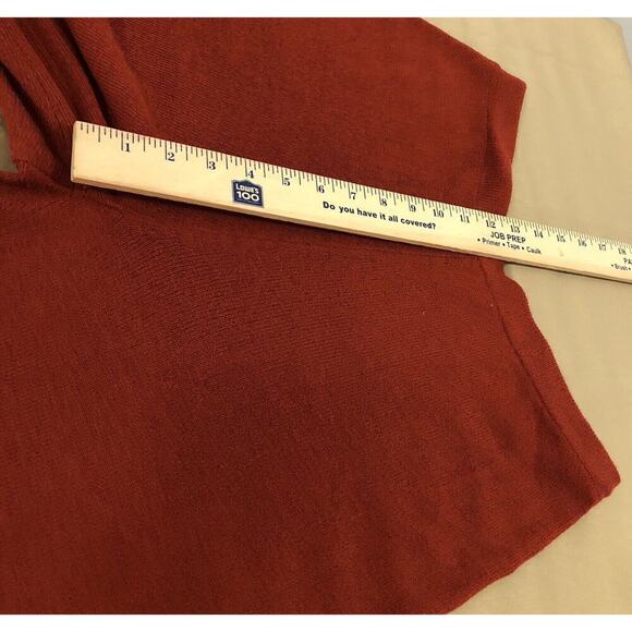 Chicos Design Travelers Red Women's Pants Size 1 Pullover Whimsigoth Grunge Boho - Picture 7 of 9